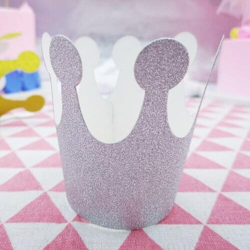 10Pcs Small Size Birthday Party Hats Shiny Crown Collection Set for Kids or Adults Costume Accessories