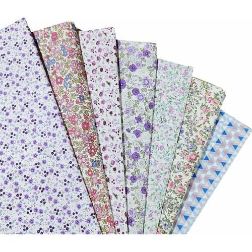 160x50cm Idyllic Small Floral Beautiful Printed fabric making Childrens Gown Dress Cotton Clothing Handmade DIY Cloth