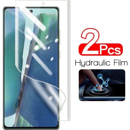 2Pcs Screen Protector For Samsung Galaxy Note20 Note10 Note 20 10 S10 S9 S8 S20 Plus Ultra Full Cover Soft Film Shield Not Glass