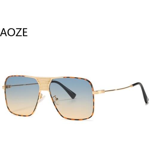 2021 Fashion Polygon Style Metal Sunglasses Unisex Retro Classic Brand Design Sunglasses
