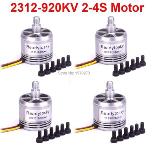 2312 920KV Brushless Motor CCW CW Support 2-4S for F450 X500 S500 RC Quadcopter