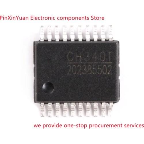 5PCS/LOT New original CH340N CH340C CH340G CH340T USB to serial port chip has built-in crystal oscillator In stock