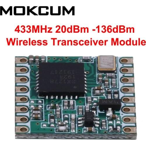 DC 3.3V SX1278 433MHz LoRa Wireless Transceiver Module Remote Control Module 20dBm -136dBm Module LoRa/FSK/GFSK/OOK Smart Home
