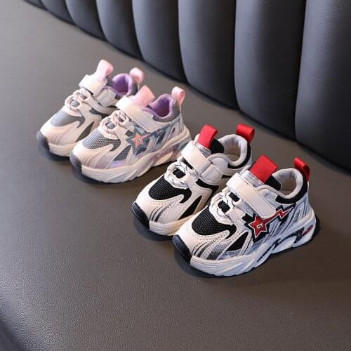 Kids Shoes Baby Boys Girls Fashion Sport Shoes Autumn Sneakers Children Boys Running Training Shoe Breathable Toddler Shoes PK20