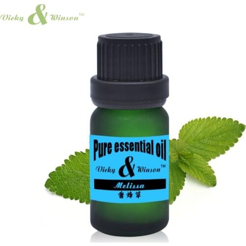 Vicky&winson Melissa essential oil 10ml Melissaofficinalis oils pure Skin healthy luster eczema Lowering blood pressure VWDF46