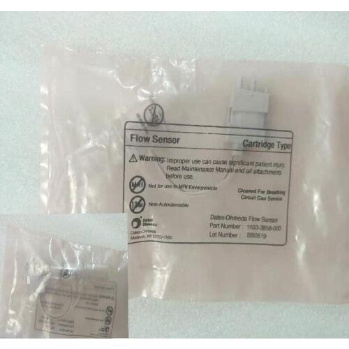 GE Datex Ohmeda short-line Flow Sensor P/N: 1503-3858-000