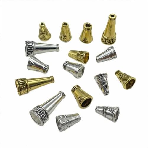 JunKang 15pcs Charm Fashion Bracelet, Beads at the End of Necklace, DIY Handmade Jewelry, Wholesale Accessories