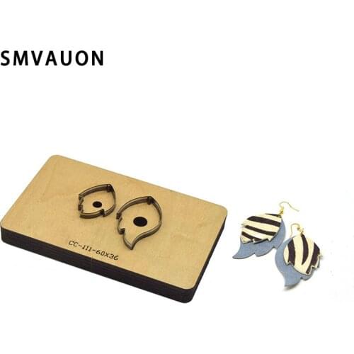 Diy Leather Dies Handmade Crafts Leaves Earrings Cutting Mold Suitable For Common Die-Cutting Machines In The Market