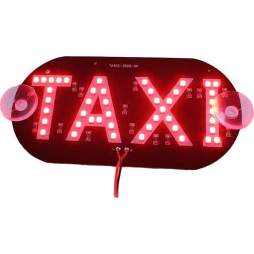 Taxi windshield front windshield sign LED light car high brightness bulb taxi service signal light Taxi Accessories