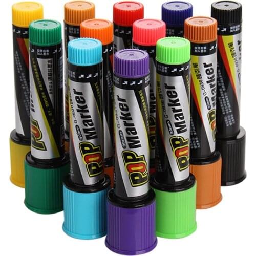 Advertising design 6mm/12mm/20mm/30mmPOP microphone pen marker pen wide head pen