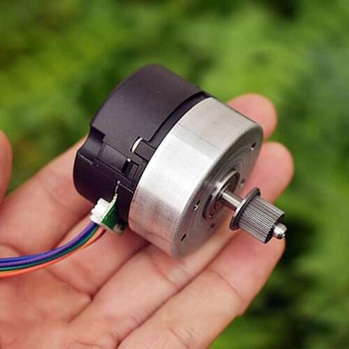 DC 24V 6000RPM Micro Brushless Servo Motor CW CCW Built-in Driver Board Double Ball Bearing with 100-line Photoelectric Encoder