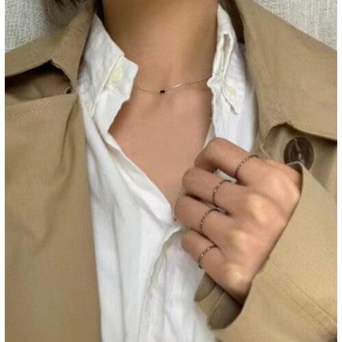 Fashion rings New 2020 Korean TV Thin Chain Ring Knuckle Ring Tale of The Nine Tailed