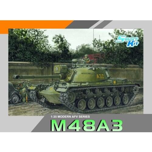 DRAGON 3546 1/35 M48A3 Tank - Scale Model Kit