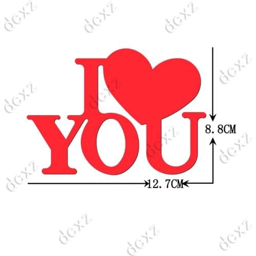 New LOVE Wooden die Scrapbooking C-236-30 Cutting Dies Compatible with most die cutting machines