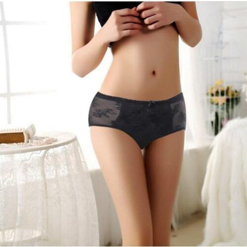 New Low Waist Hip Pants Women Hip Panties Padded Sponge Pad Fake Hip Hip Hip Shape Pants Breathable Mesh Fake Fart Shapewear