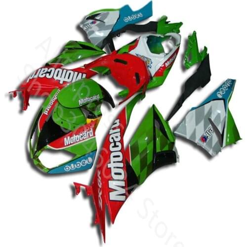 Ninja ZX6R fairing for Kawasaki Ninja ZX 6R 636 09 10 ZX6R 09 10 Green red blue ZX-6R 2009 2010 fairing Kits
