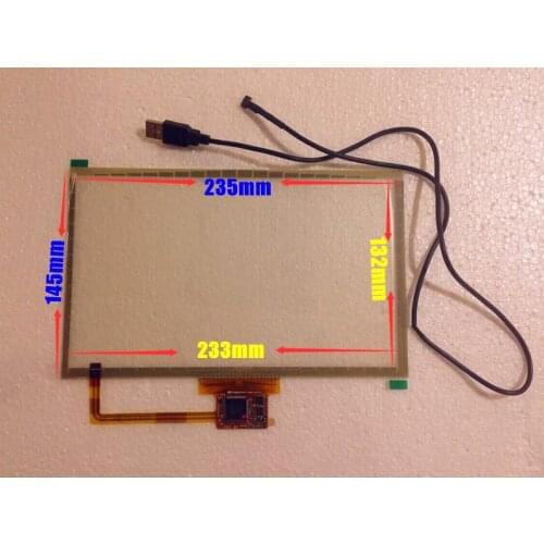 Original New 10.2" inch T010-8201-X011-101 Capacitive Touch screen digitizer panel for XP WIN7 WIN8 system + USB plug and play