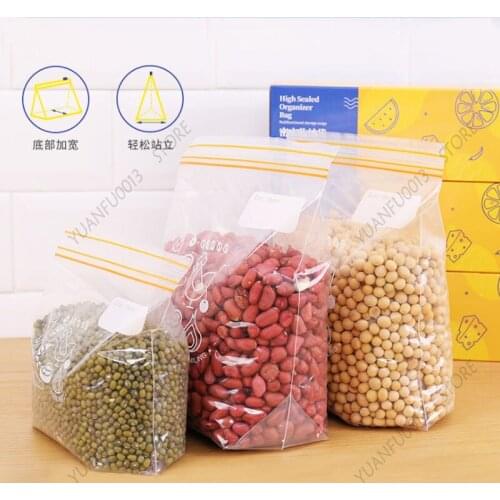 Fridge Fresh Keeping Bags Hanging Sealed Storage Bags Food Preservation Reusable Plastic Kitchen Storage Refrigerator Accessorie