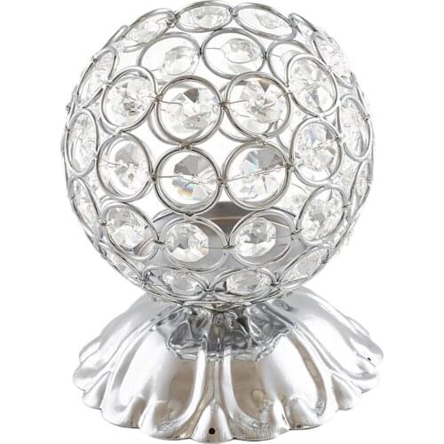 Ball Mosaic Candle Holder Table Candlestick Stand for Home Decor
