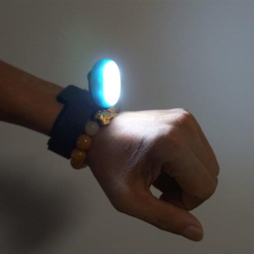 Cycling Bike Light LED Wrist Lamp Waterproof Torch Light USB Charging Flashlight Night Jogging Running Wrist Riding Bicycle
