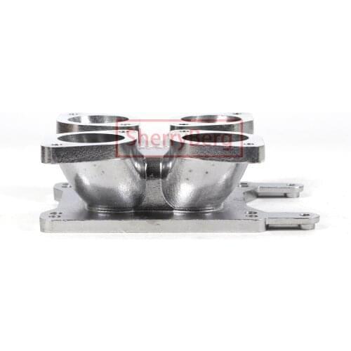 SherryBerg Inlet Intake Manifold CARB ADAPTOR 2 x IDF WEBER EMPI TO 4BBL HOLLEY CARBURETTOR CARBY HOLDEN FOR FORD CHEV GM FIAT