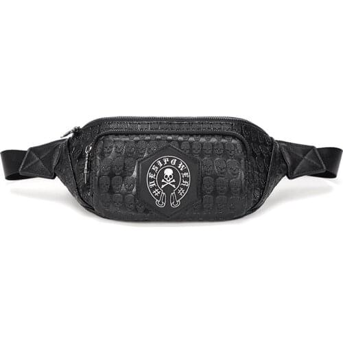 Yesetn Bag 04102021 Mens old fashion chest bag waist bag single shoulder bag phone bag
