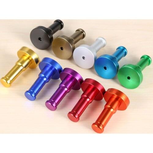 1Pc Space Aluminum Single Hook Clothes Coat Hat Towel Door Wall Hooks Bathroom Robe Kitchen Key Rack Hanger Holder Random Colors