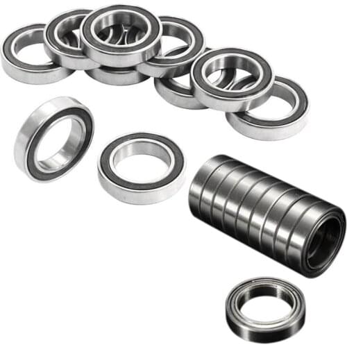 10Pcs 6802-2RS 15X24X5Mm Metal Shielded Sealed Deep Groove Ball Bearings & 10Pcs Miniature Sealed Metal Shielded Metric Radial B