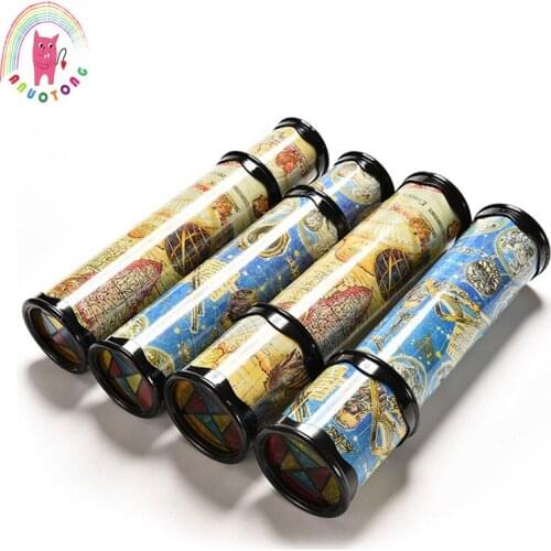 21cm Rotating Kaleidoscopes Colorful World Preschool Toys For Children Best Gifts FREE SHIPPING Random style