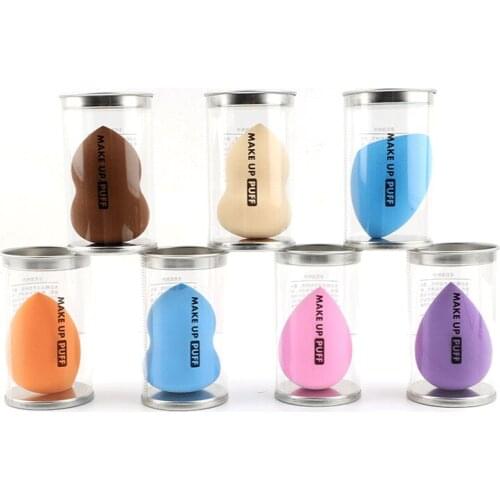 5PCS Sponge Puff Face Foundation Soft Drop Gourd Sponge Waterdrop Powder Puff Egg Puff Drying Holder Makeup Cosmetic Puffs Tools
