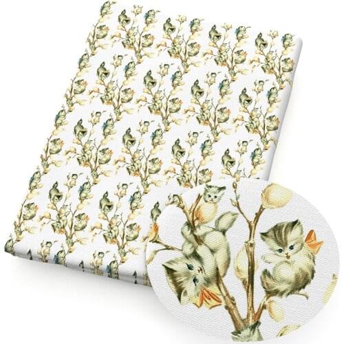 David accessories 50*145cm Patchwork Giraffe Printed Polyester Cotton Fabric for DIY Quilting Sewing Craft Cushion Bag,c11149