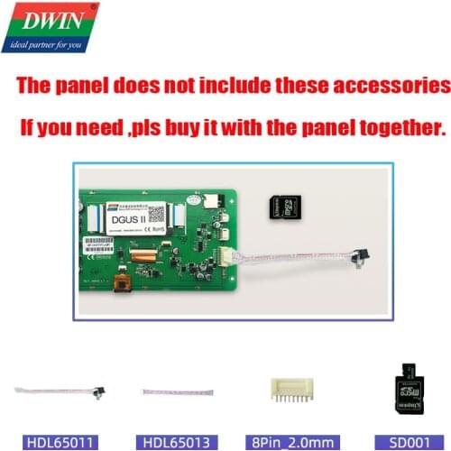 DWIN Accessories for 8pin 2.0mm Interface