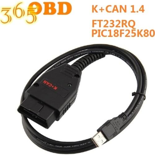 For VAG K+CAN Commander 1.4 With Green PCB PIC18F25K80 FTDI FT232RQ Chip For VAG K+CAN 1.4 K-Line Commander