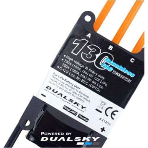 DUALSKY XC13036HV- High voltage, suport 5S-12S, OPTO,- 130A(150A, 15s) W/ 12S LiPo