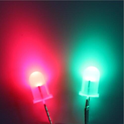 5mm red and green double color common cathode Common Anode LED Light Beads