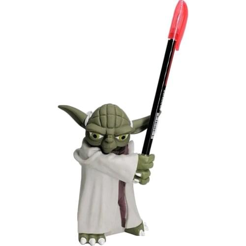 Hasbro Star Wars Action Figure Genuine Doll Yoda Master Model Toy Collection Pen Holder Children Gifts Table Decoration