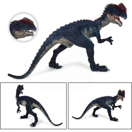 Simulation Animal Figure Dilophosaurus Realistic Jurassic Gift World For Boys Educational Birthday Dinosaur Model Toy Q3T8