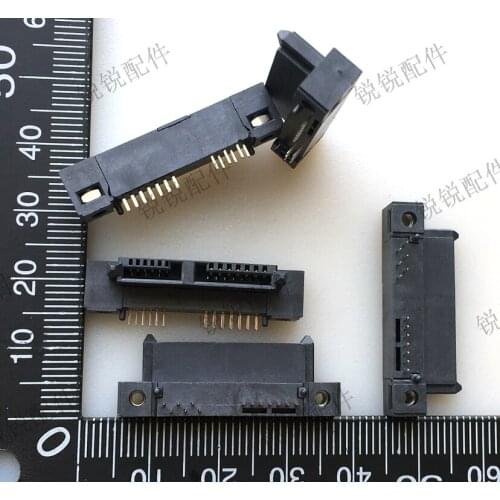 5pcs) SATA hard disk interface dip 6 7p female h7.25 pin pitch 1.27 hard disk port slot