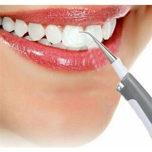 Portable LED Electric Sonic Dental Tooth Stain Eraser Plaque Remover Teeth polishing Whitening Health Hygiene Cleaning Tools
