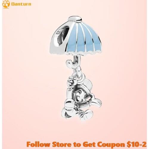 Fashion New 925 Sterling Silver Beads Jiminy Cricket Dangle Charms Pendant fit Original Pandora Bracelets Women DIY Jewelry