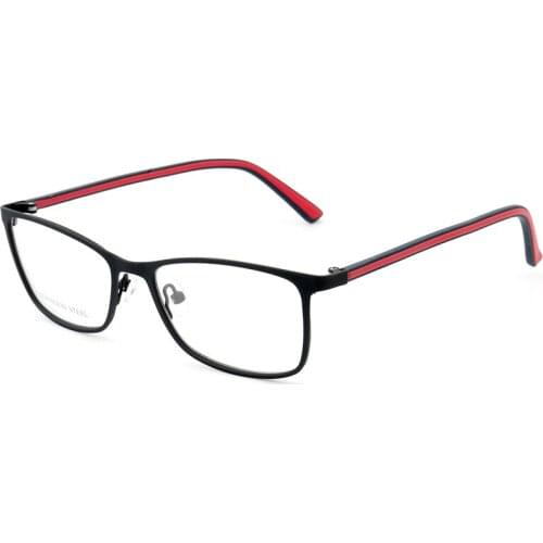 Sunny spot wholesale new foreign trade metal steel sheet optical glasses frame female with myopia anti-blue glasses