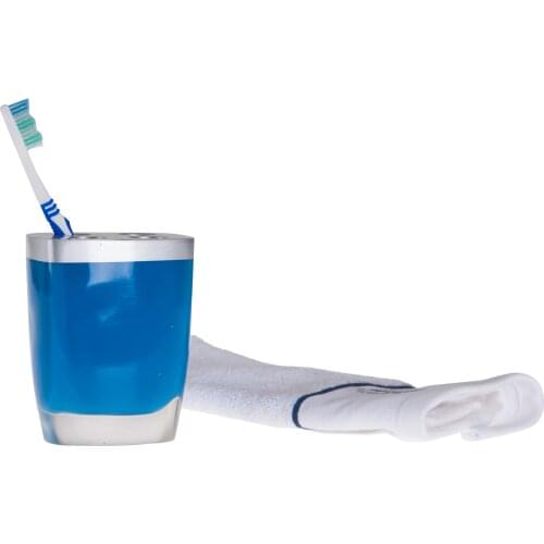 PL-9039-TBHBL SIA Toothbrush Holder Gray Blue 8x4x11cm