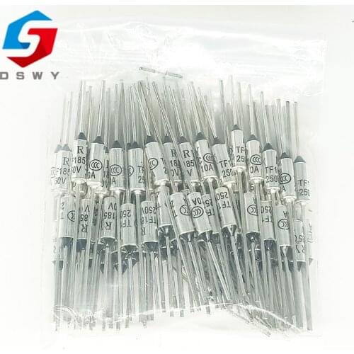 10Pcs Temperature Ry 10A 15A 250V Tf Thermal Fuse 65C 85C 100C 105C 110C 120C 130C 152C 165C 172C 185C 192C 200C 216C 240C 280C