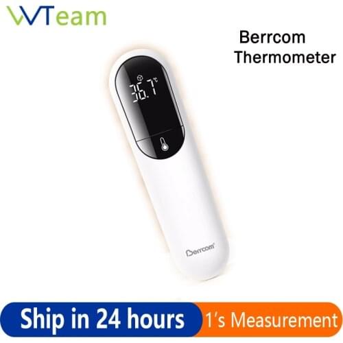 Berrcom Thermometer Non-Nontact Measurement Thermometer With LED Screen Clear Reading