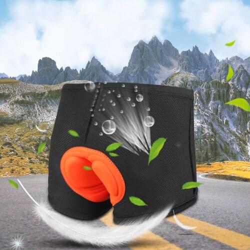 Unisex Bicycle Mountain Shorts Mens Bike Shorts Cycling Knickers Women Silicone Sponge Breathable Padded Shockproof Underpant