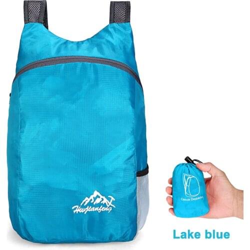 Waterproof Sport Backpack Men Foldable Light Weight Hiking Backpack Women Travel Bag Laptop Camping Backpacks School Bag