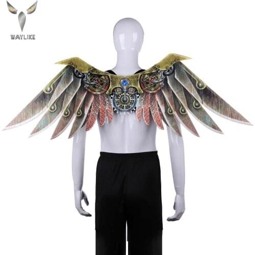 WAYLIKE Halloween Carnival Stage Props Adult Children Cosplay Punk Blade Wings Stage Performance Props Party Props