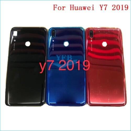 Back Cover Battery Case Rear Housing Cover For Huawei Y7 2018 Y7 2019 Battery Back Cover Door Rear Cover