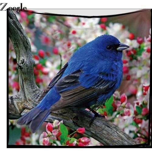 Zeegle Multi-functional Bird Printed Tapestry Wall Decor Living Room Blanket Curtain Cotton 150*200cm Beach Towel Yoga Mat