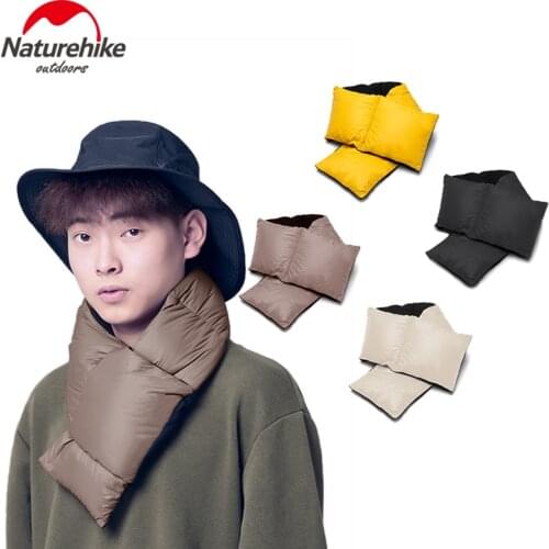 Naturehike Goose Down Scarf Ultralight Outdoor Waterproof Portable Scarf Hiking Mountaineering Autumn Winter Neck Warmer
